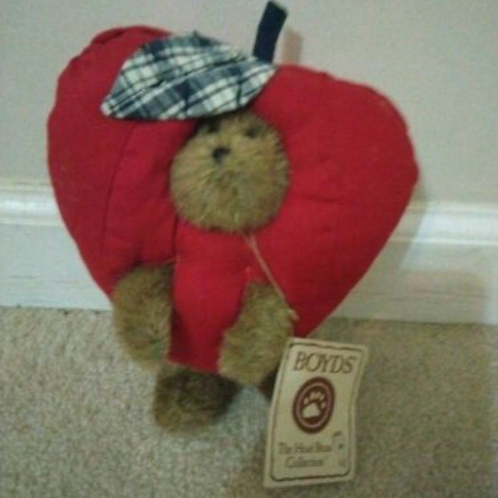 2004 Boyds Bear 6" Fritter Appleton Peeker NWT